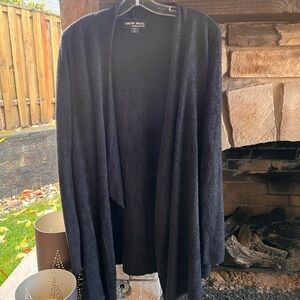 Barefoot Dreams Black Open Front Cardigan S/M